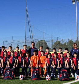 Ungdomsfotbollslag på Ischia Cup Memorial Carmine Silvitelli turnering